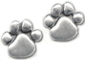 Paw Print Post Earrings